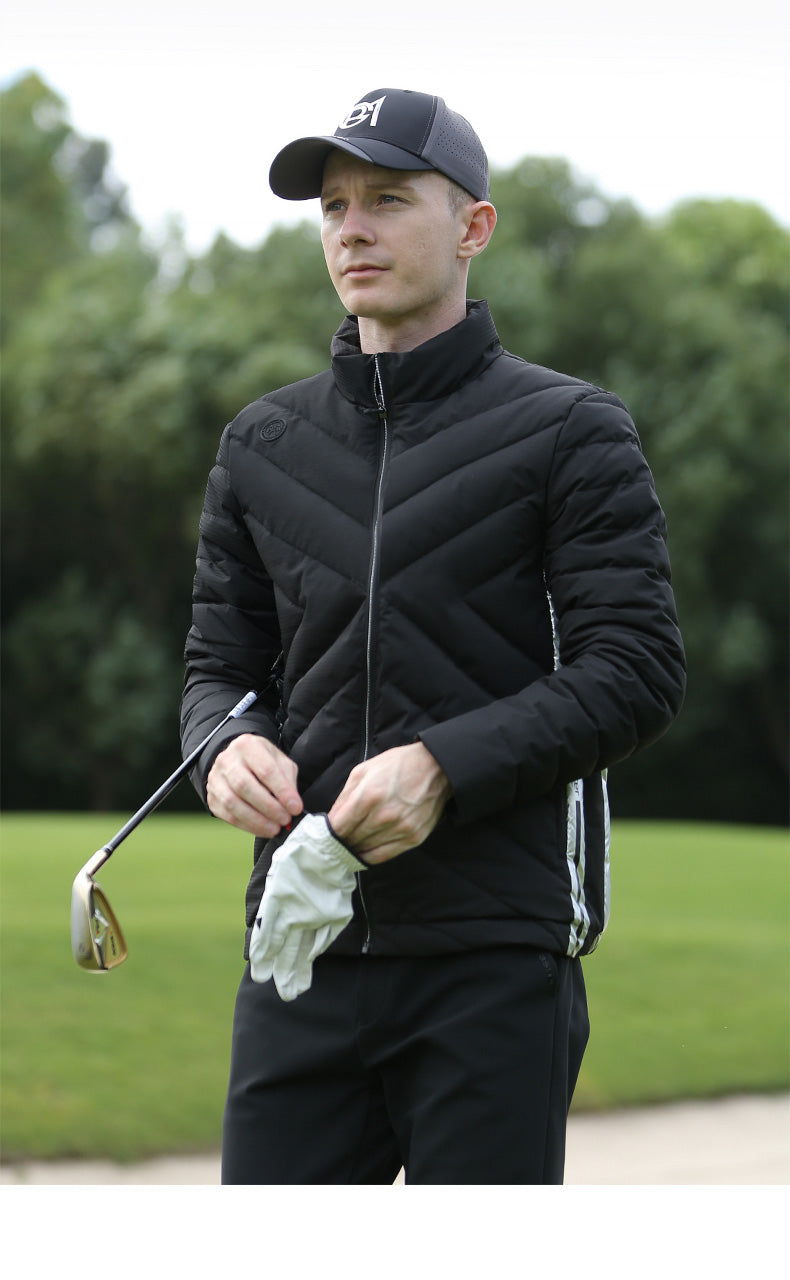 PGM YF518 winter whole sale mens golf jackets polyester warm light golf jacket