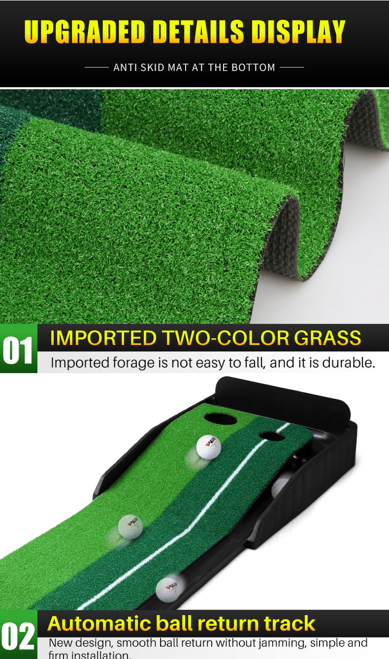 PGM TL004 custom golf putting mat indoor golf putting green practice portable golf mat