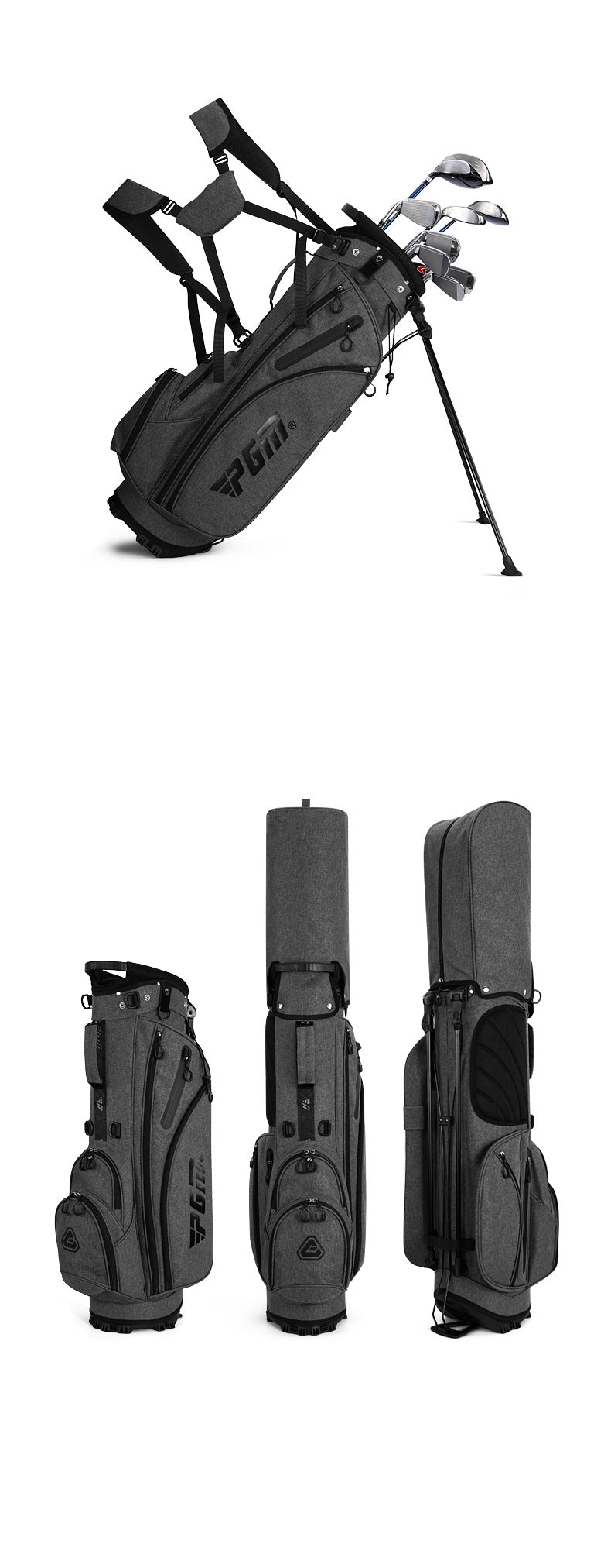 PGM QB092 custom golf stand bag quality lightweight stand golf bag with strap