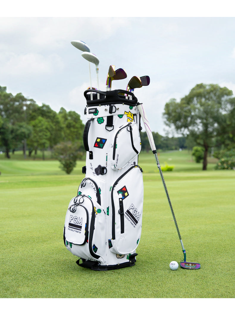 PGM QB111 personalised stand golf bag lightweight custom logo nylon golf bag