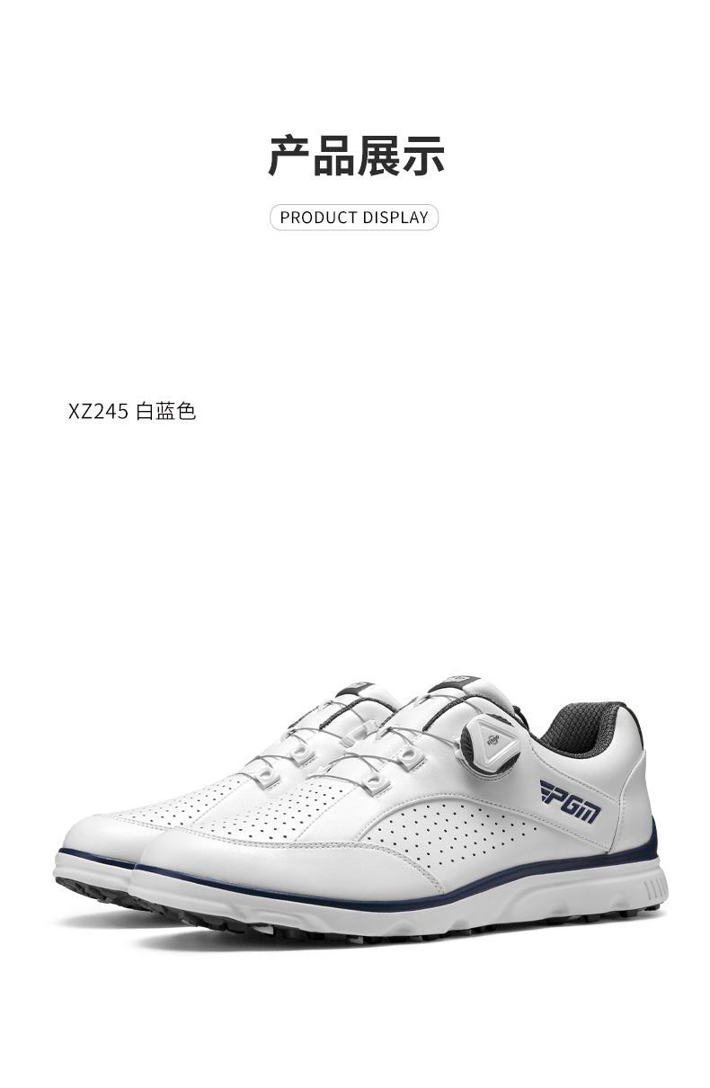 PGM XZ245 golf course shoes wholesale custom made blank golf shoes