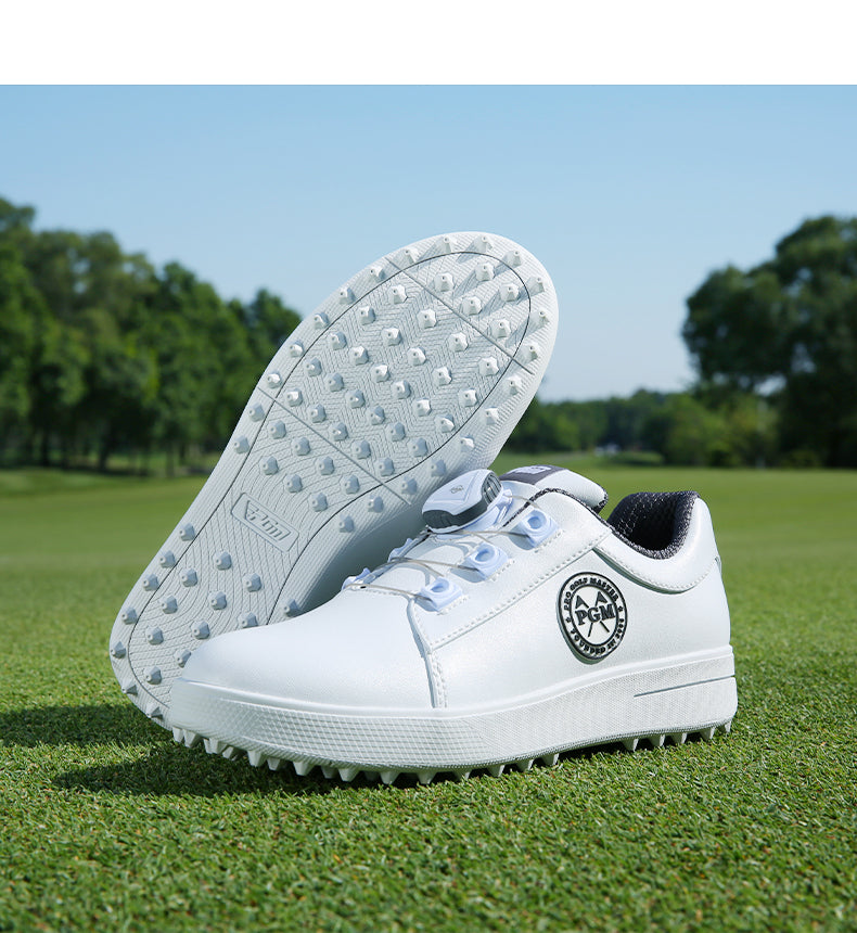 PGM XZ254 oem golf shoes spike less waterproof junior golf shoes for kids