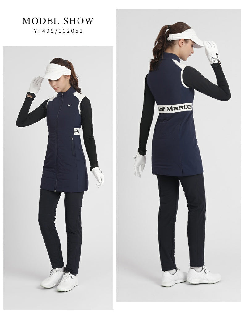 PGM YF499 women soft shell golf sleeveless bubble jacket windbreaker golf vest