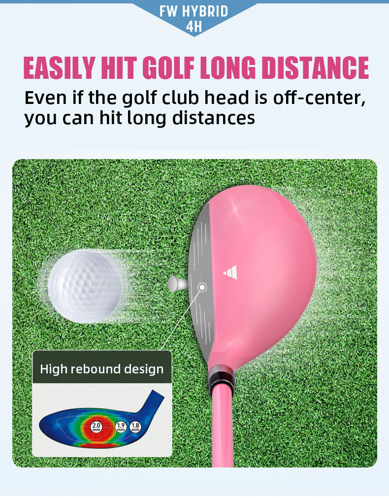 PGM LTG035 Custom Full Golf Clubs Complete Set Women Titanium Drive Golf Clubs With Golf Bag