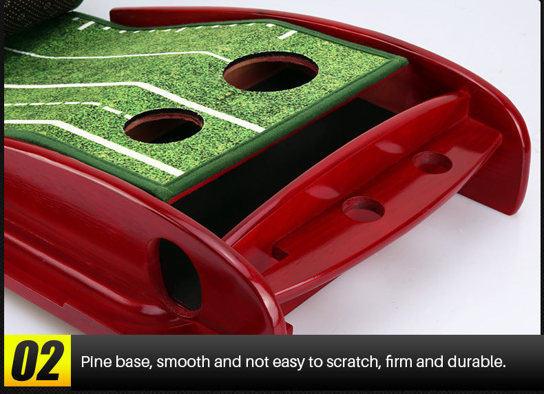 PGM TL013 golf putting mat high quality return wood portable green mat auto ball return golf putting matHot sale products