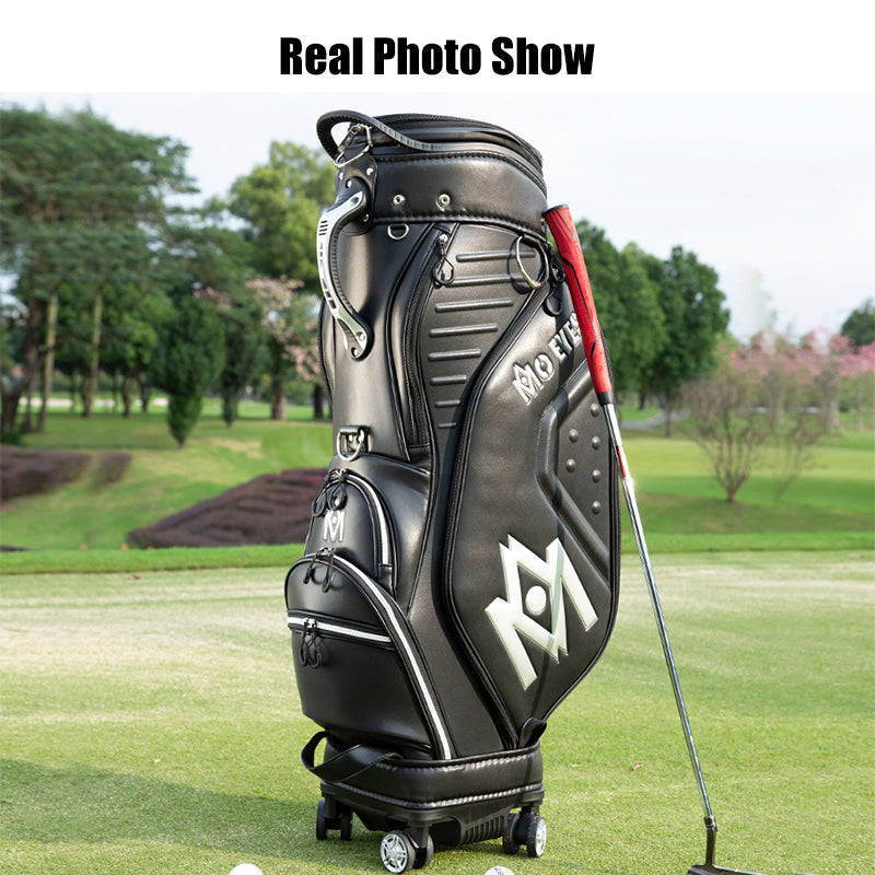 MOEYES M22QB03 golf bag manufacturers china microfiber leather golf bag