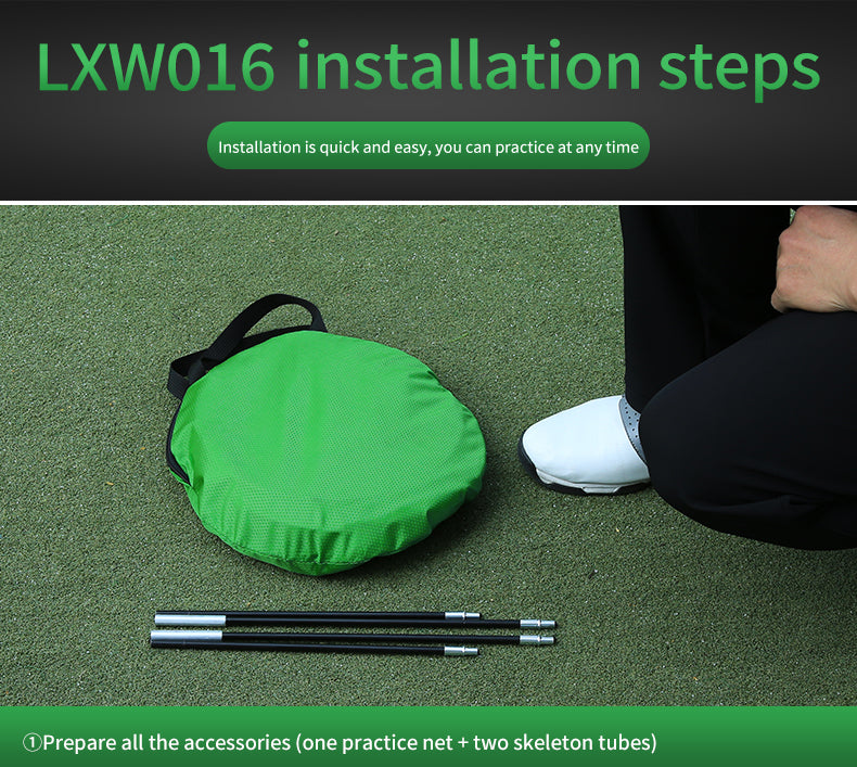 PGM LXW016 foldable golf practice net chipping net pop up golf chipping net