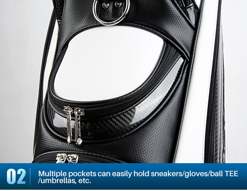 PGM QB034 waterproof golf bag custom PU staff golf bag for man