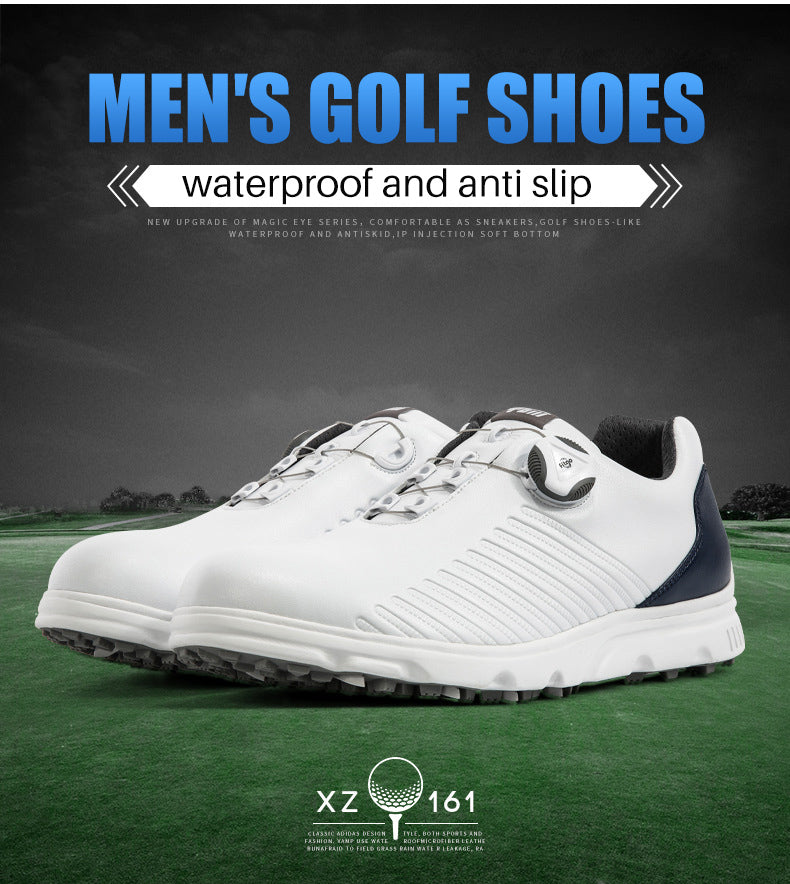 PGM XZ161 New Arrival Men's Anti-Slip Waterproof Auto-Lacing Golf Shoes