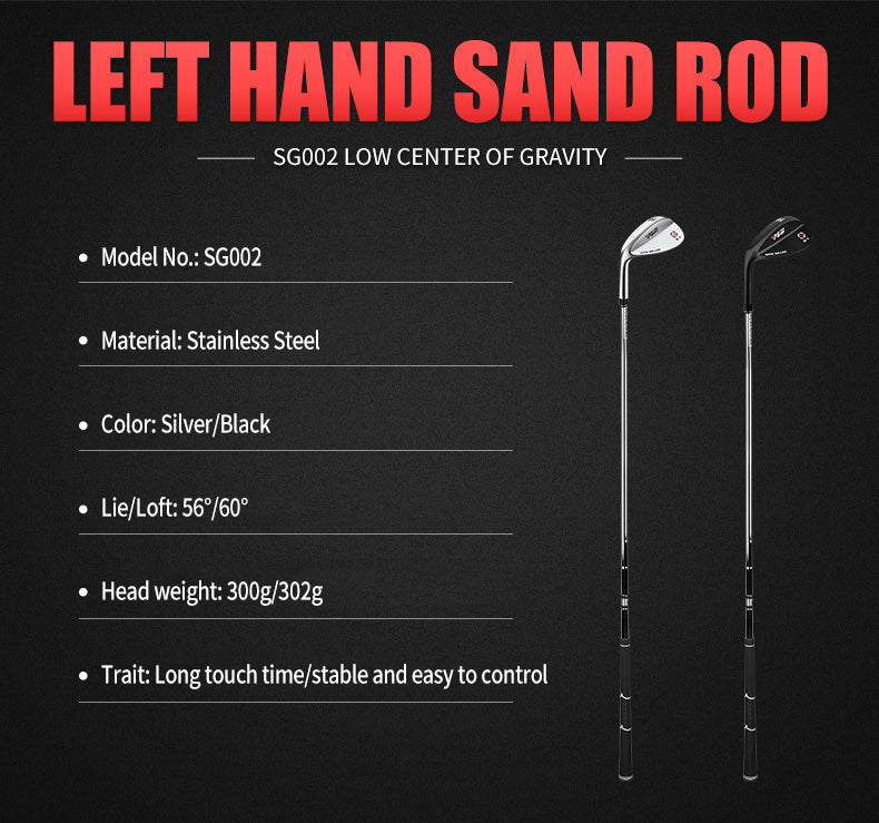 PGM SG002 Left handed stainless steel golf sand wedge