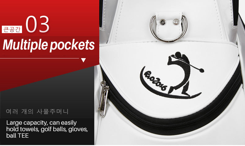 PGM QB015 customize classic golf bags male pu men golf staff bag