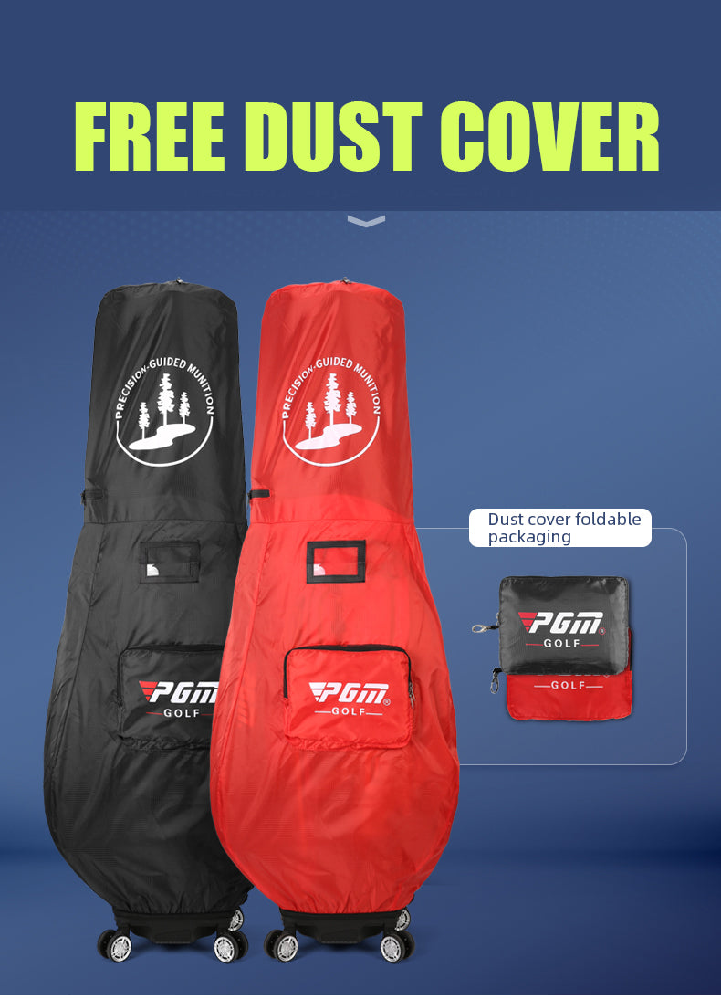 PGM QB098 golf club travel bag TPU waterproof custom logo golf bag with wheel