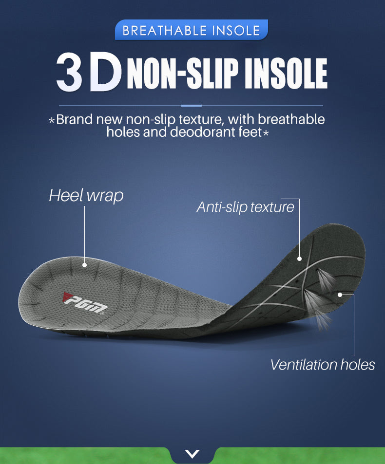 PGM XZ169 Auto Lacing Waterproof Microfiber Anti-slip Golf Shoes