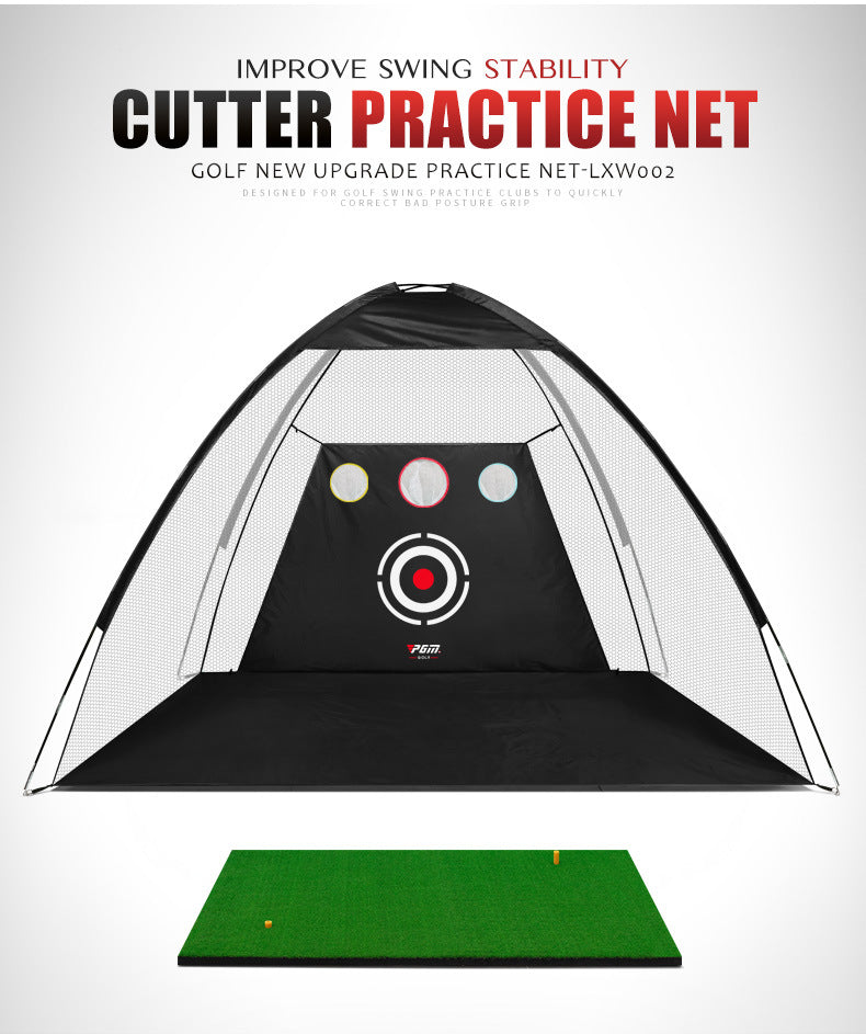 PGM LXW013 golf net cage practice outdoor backyard golf net with target