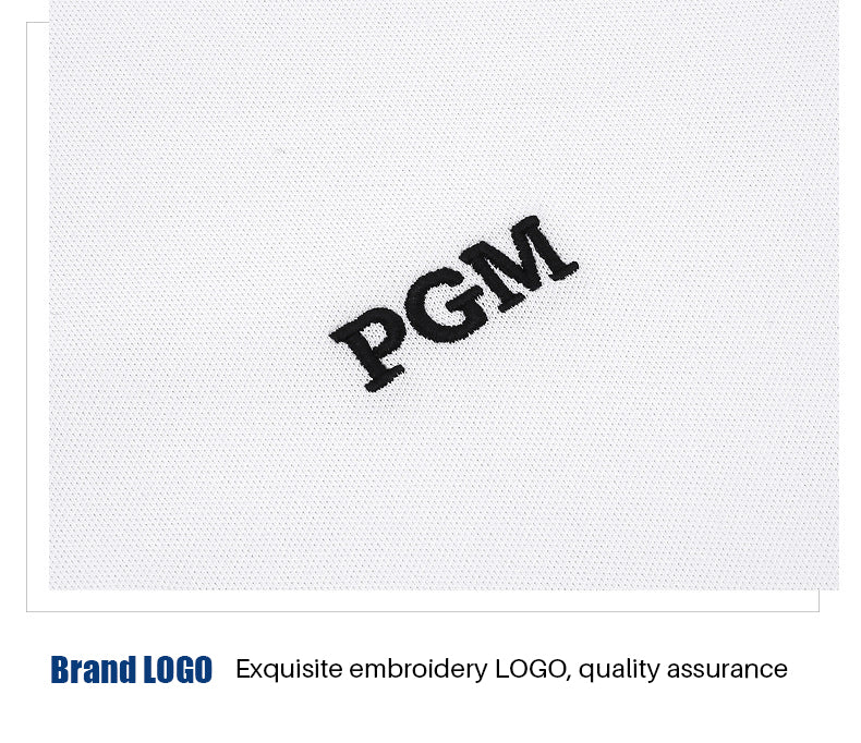 PGM YF395 men breathable golf polo shirt soft spandex polyester golf polo