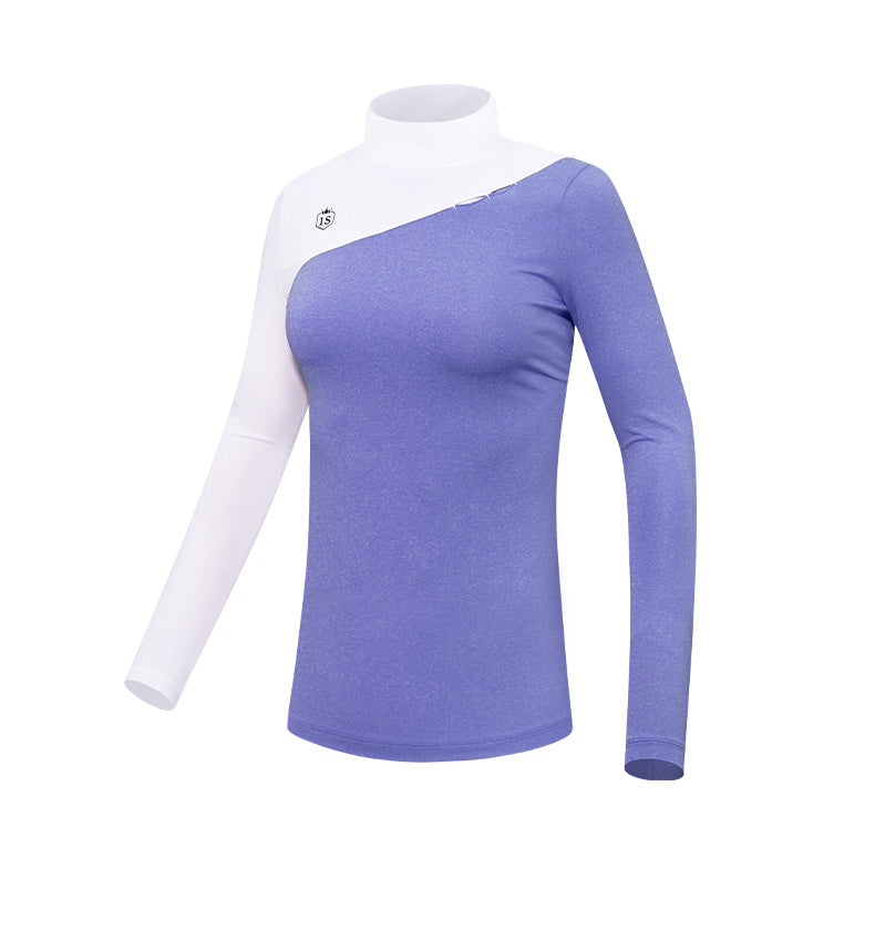 PGM YF447 high end custom golf shirt long sleeve polyester spandex women's golf shirt