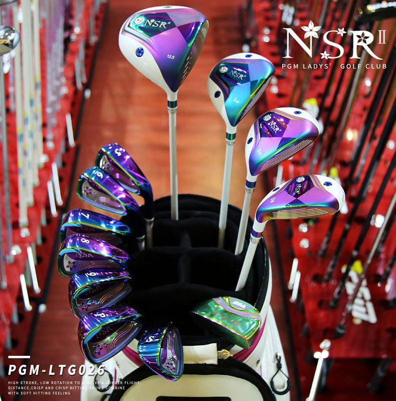 PGM LTG026 NSR II New Design Shiny High Quality Professional Lady Golf Club Low Gravity Center High Rebound with Sakura Golf Bags
