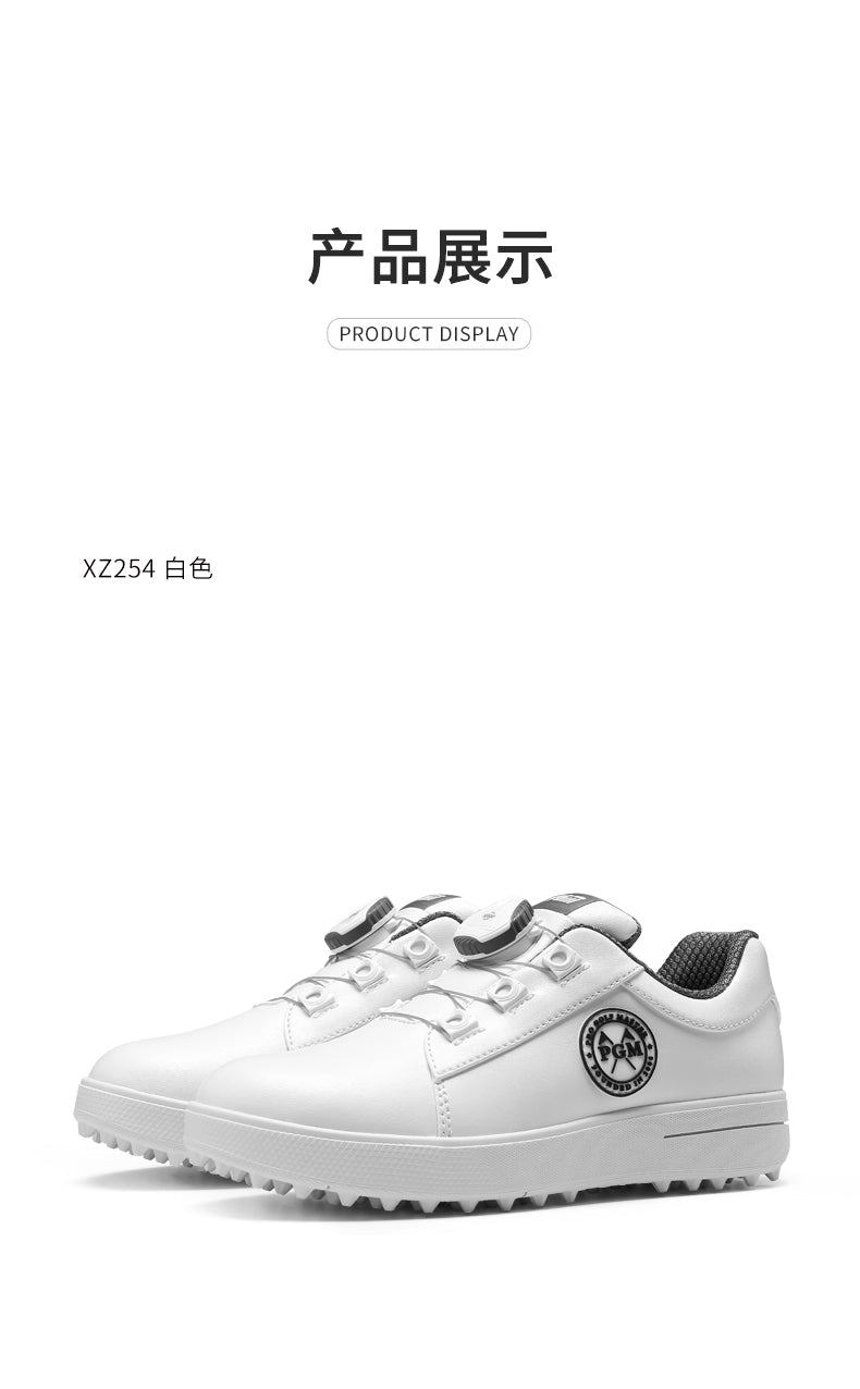 PGM XZ254 oem golf shoes spike less waterproof junior golf shoes for kids