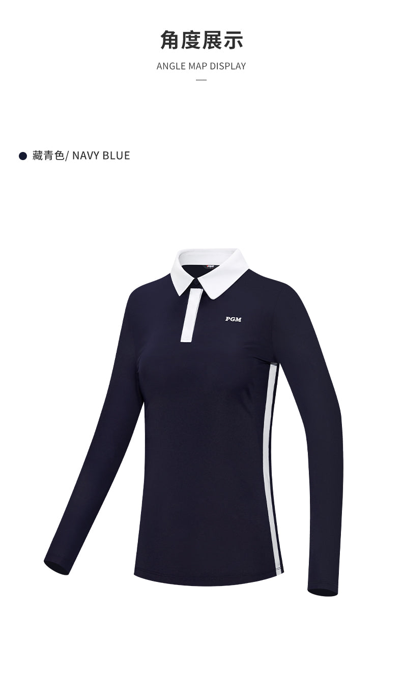 PGM YF540 custom logo blank golf t shirt polo golf polo shirts for women