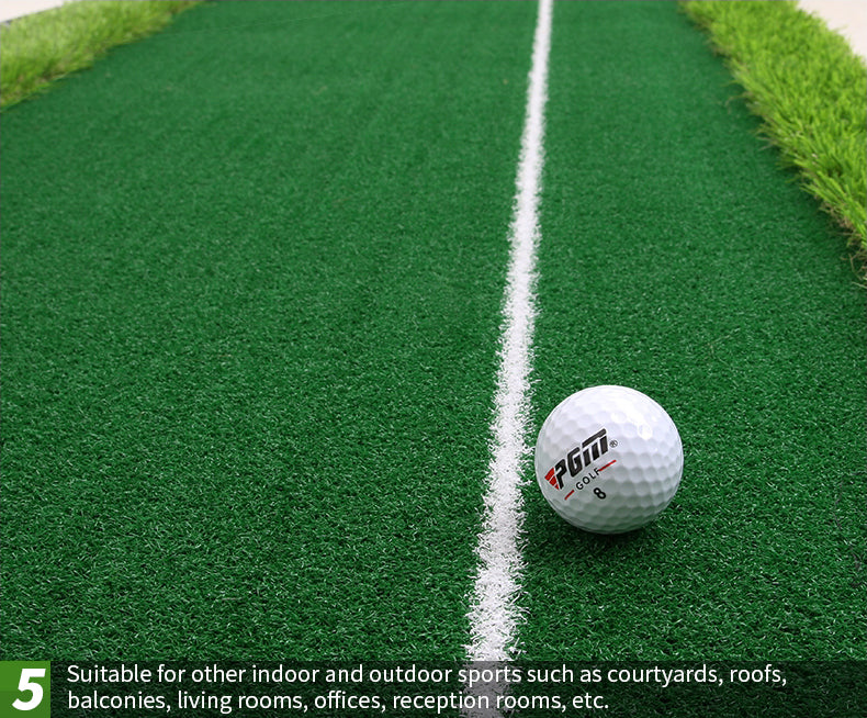 PGM GL009 mini golf putting green trainer putting green mat with two aiming line