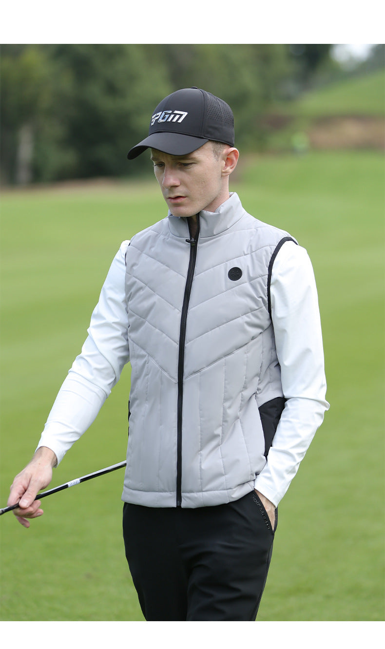 PGM YF519 outdoor golf windbreaker vest winter outerwear mens golf vest
