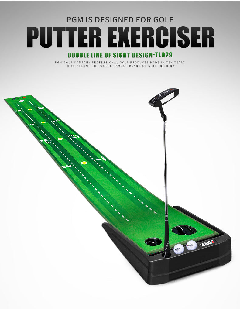 PGM TL029 deluxe electric return putting training mat golf putting mat