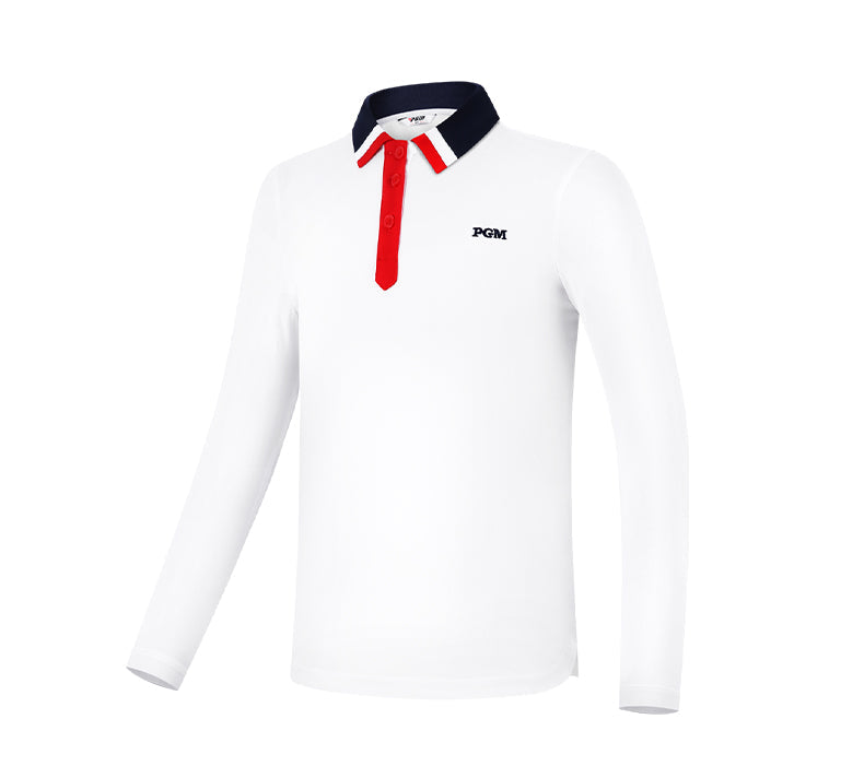 PGM KIDS YF454 golf polo shirts 2022 oem custom logo plain children golf polo