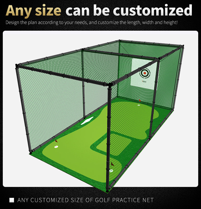 PGM LXW001 factory 3M golf cage training practice net return outdoor heavy duty golf nets for backyard driving