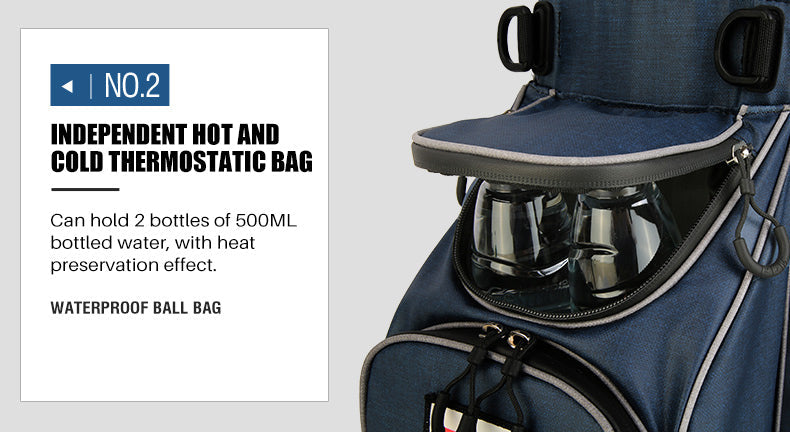 PGM QB070 nylon golf bag sunday lightweight waterproof golf stand bag