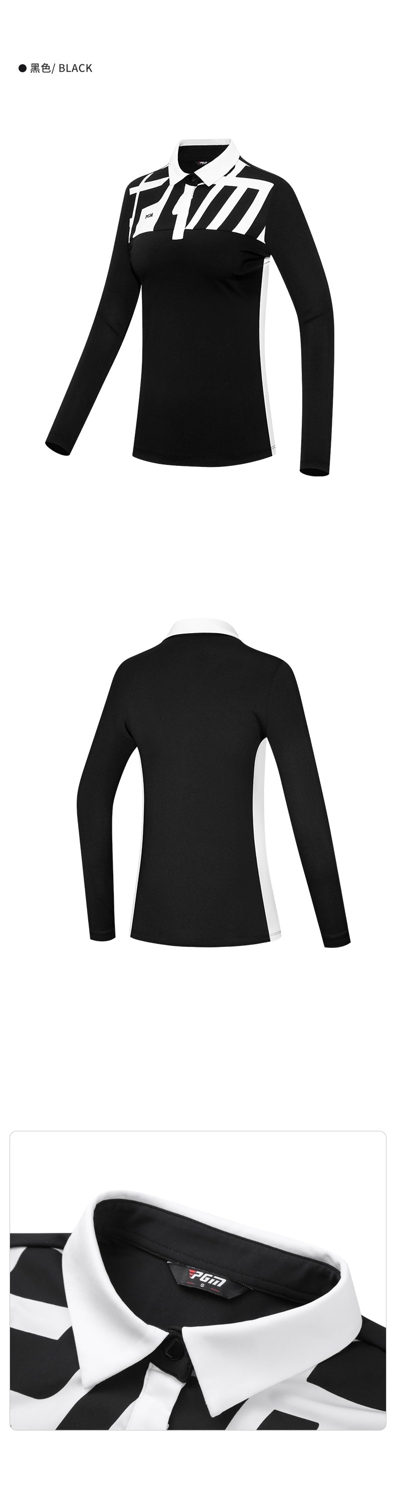 PGM YF538 China wholesale golf polo shirt oem clothing golf polo top for women
