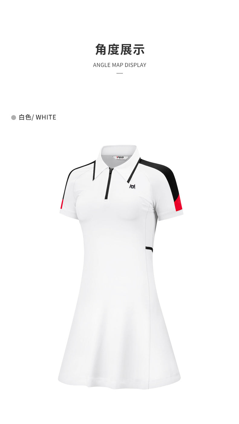 PGM QZ082 premium quality polo golf dress women quick dry athletic golf dress