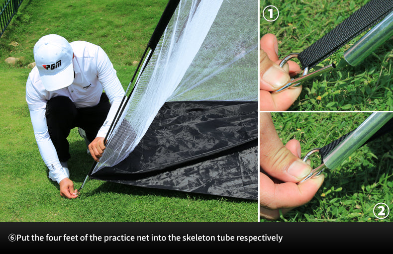 PGM LXW002 wholesale golf practice chipping net training golf net with target