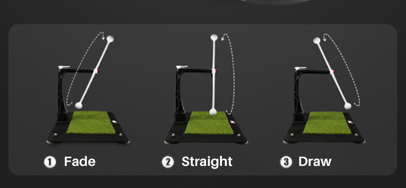 PGM HL007 adjustable height golf trainer swing mat practice aid indoor golf swing trainer