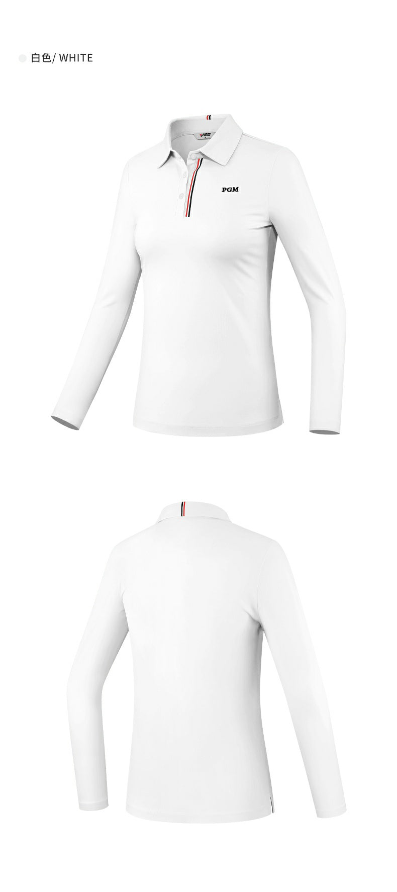 PGM YF534 ladies wholesale custom logo sports golf polo t shirt polyester spandex golf polo