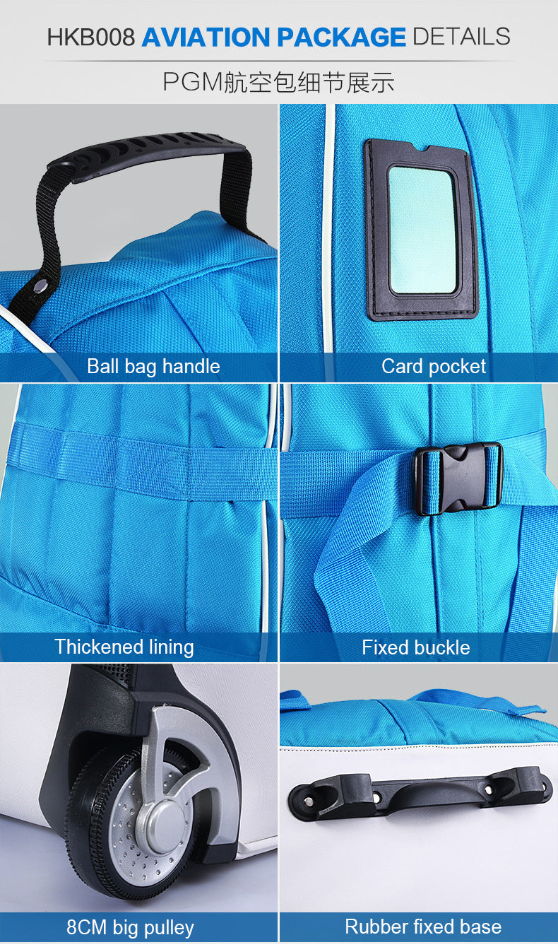 PGM HKB008 soft-sided golf bag travel case flight waterproof light weight golf travel bag