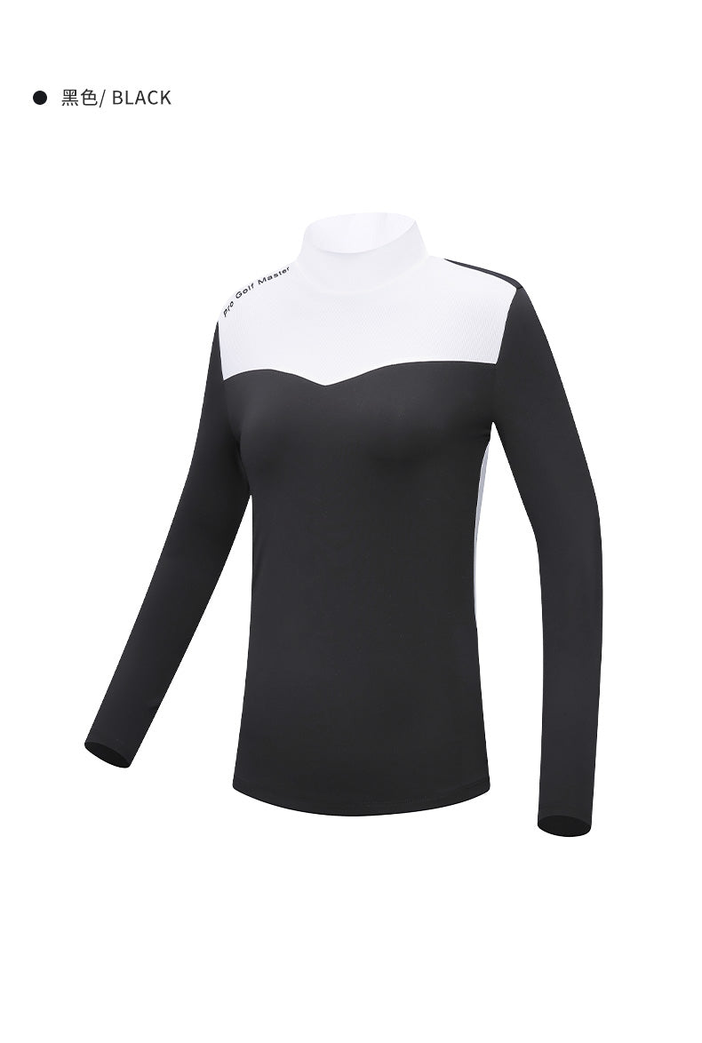 PGM YF545 ladies plain white golf t shirts poly spandex soft golf shirts