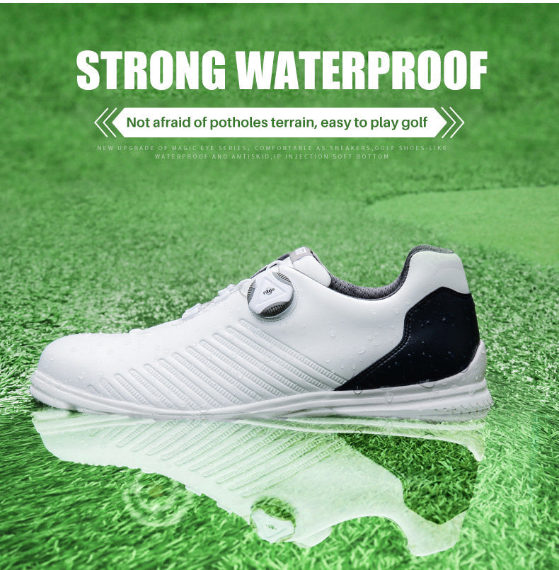 PGM XZ161 New Arrival Men's Anti-Slip Waterproof Auto-Lacing Golf Shoes