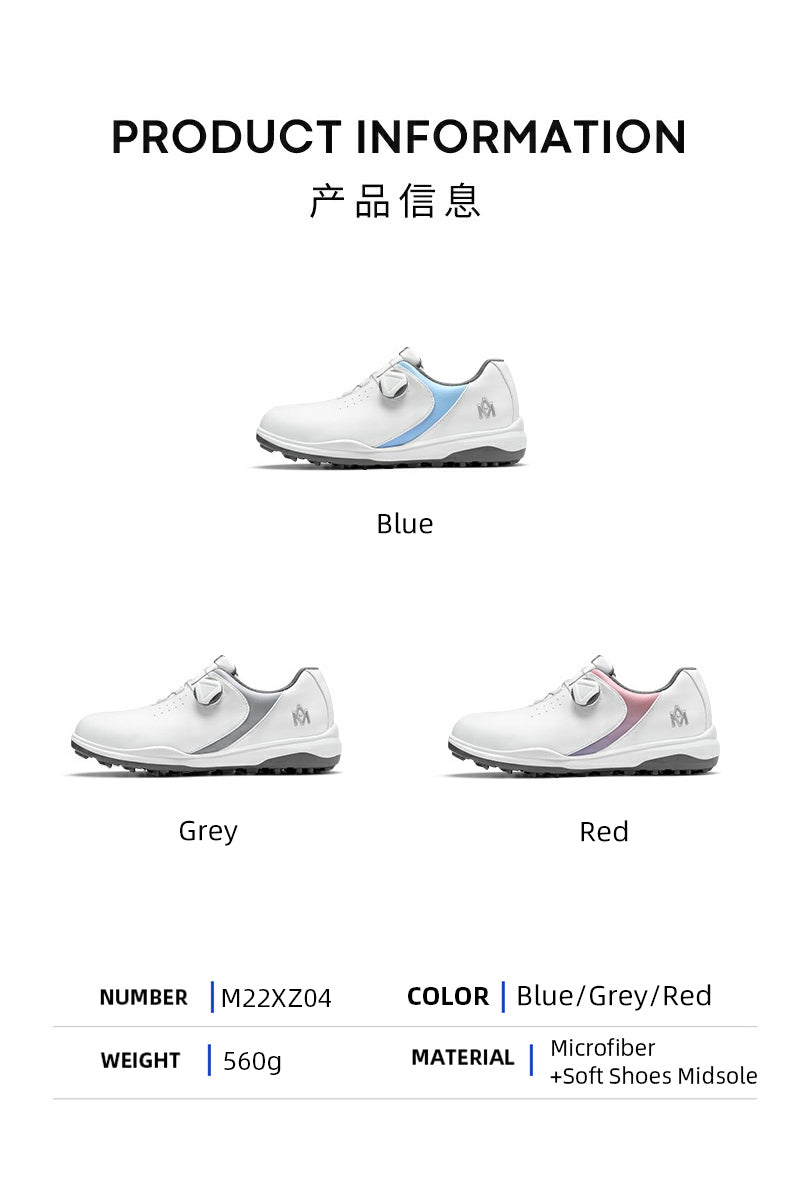 MOEYES M22XZ04 womens waterproof golf shoe high quality luxury brand anti skid golf shoes