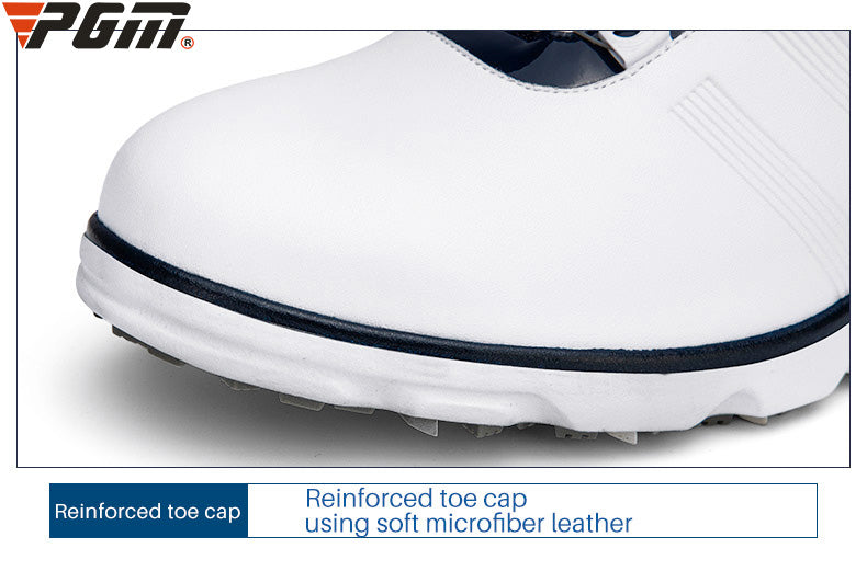 PGM XZ164 custom golf shoe non slip auto lacing waterproof spikes golf shoes