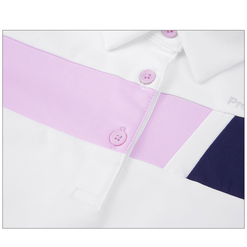 PGM YF546 button down golf tennis polo athletic wear kids golf polo
