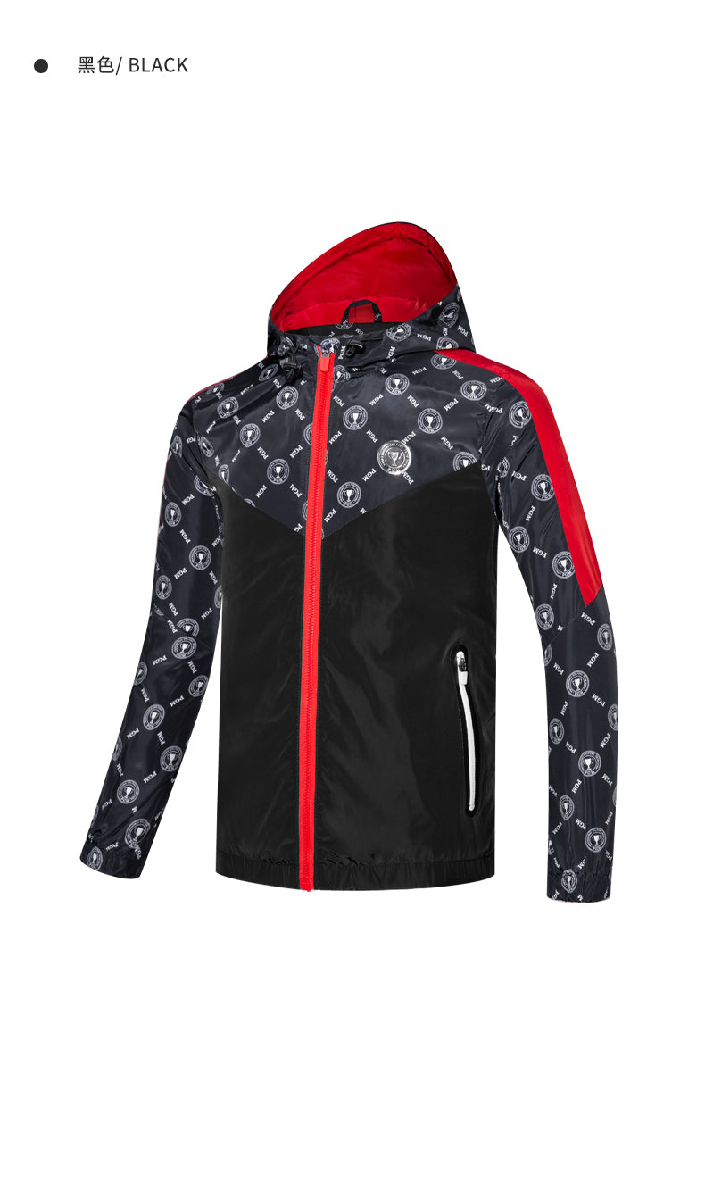PGM YF431 kids golf jacket wind breaker full zip outdoor casual sports golf jacket