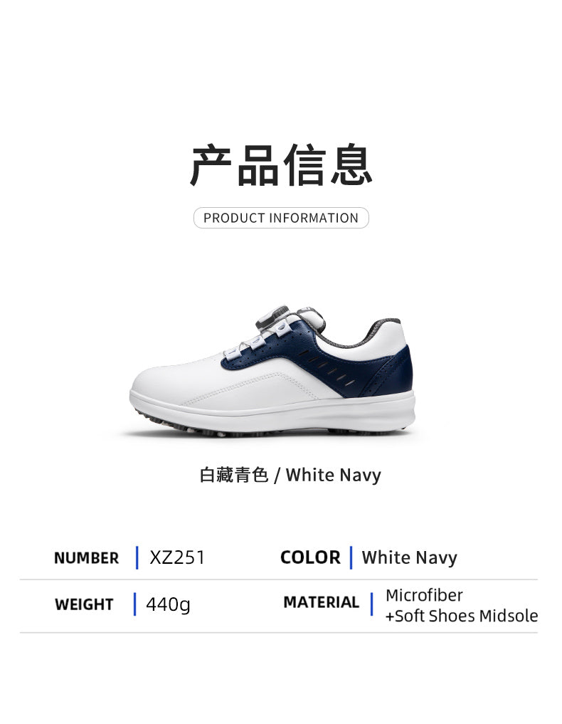 PGM XZ251 custom golf shoe manufacturer wholesale waterproof junior golf shoes with logo