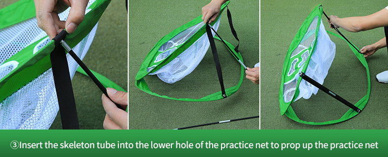 PGM LXW016 foldable golf practice net chipping net pop up golf chipping net