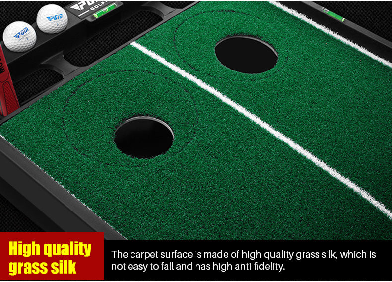 PGM TL010 adjustable slope golf practice mat outdoor auto ball return training golf mat