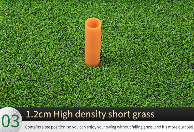 PGM DJD024 golf hitting mat mini backyard golf practice 3-in-1 hit mat foldable hitting swing mat