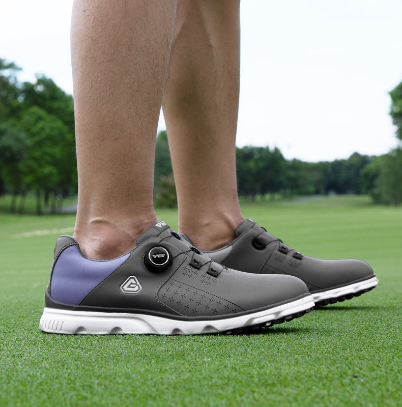 PGM XZ232 male luxury waterproof rubber practice golf shoes for men