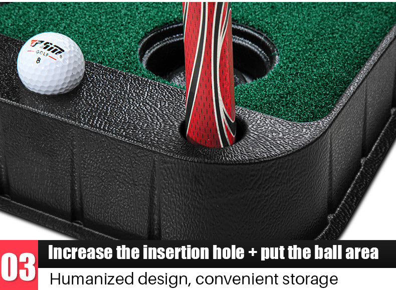 PGM TL027 mini golf putting green slope indoor golf putting mat game practice with holes
