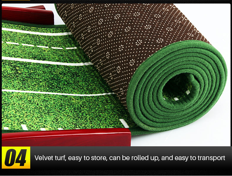 PGM TL013 golf putting mat high quality return wood portable green mat auto ball return golf putting matHot sale products