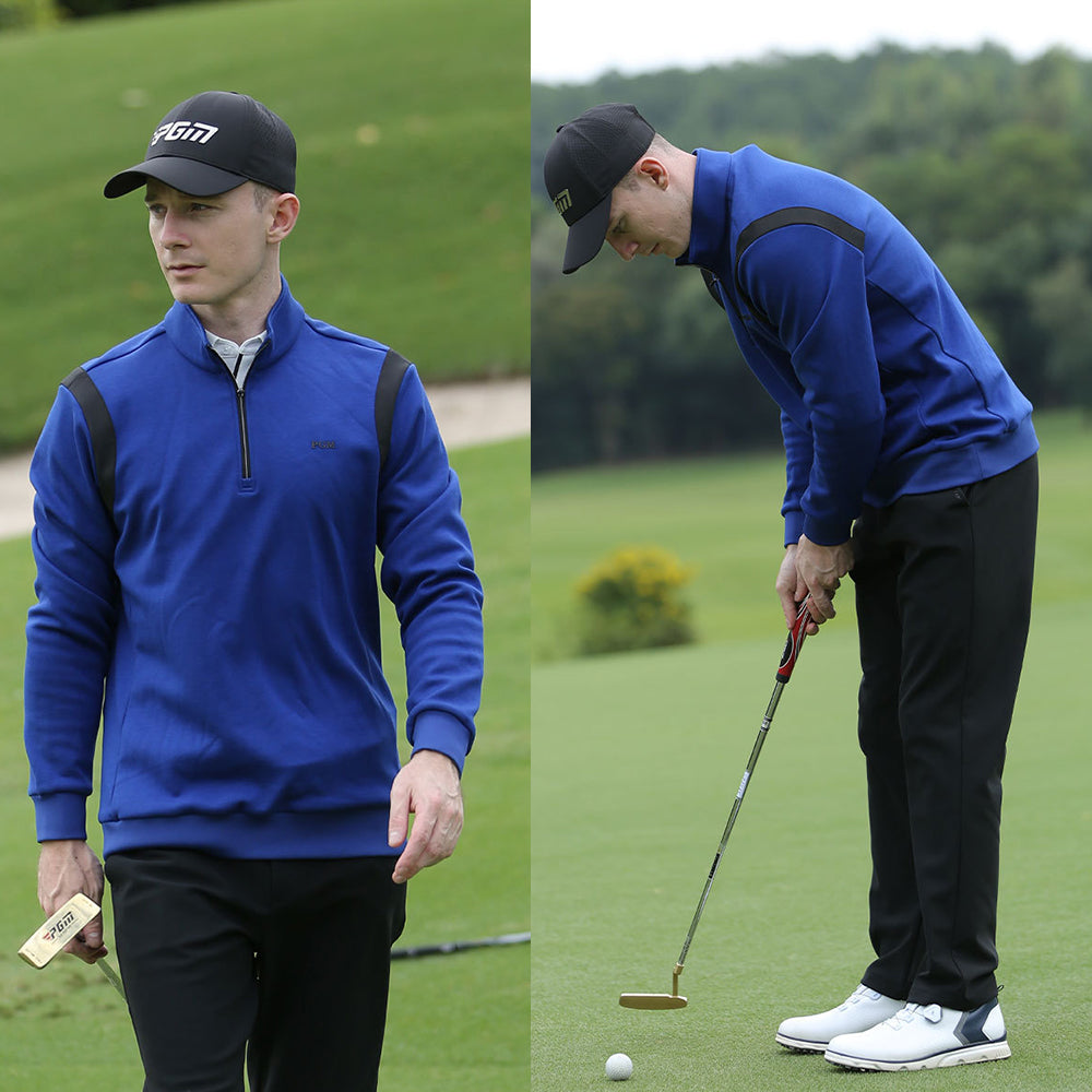 PGM YF506 men golf shirts long sleeve wholesale pullover golf sweater for men