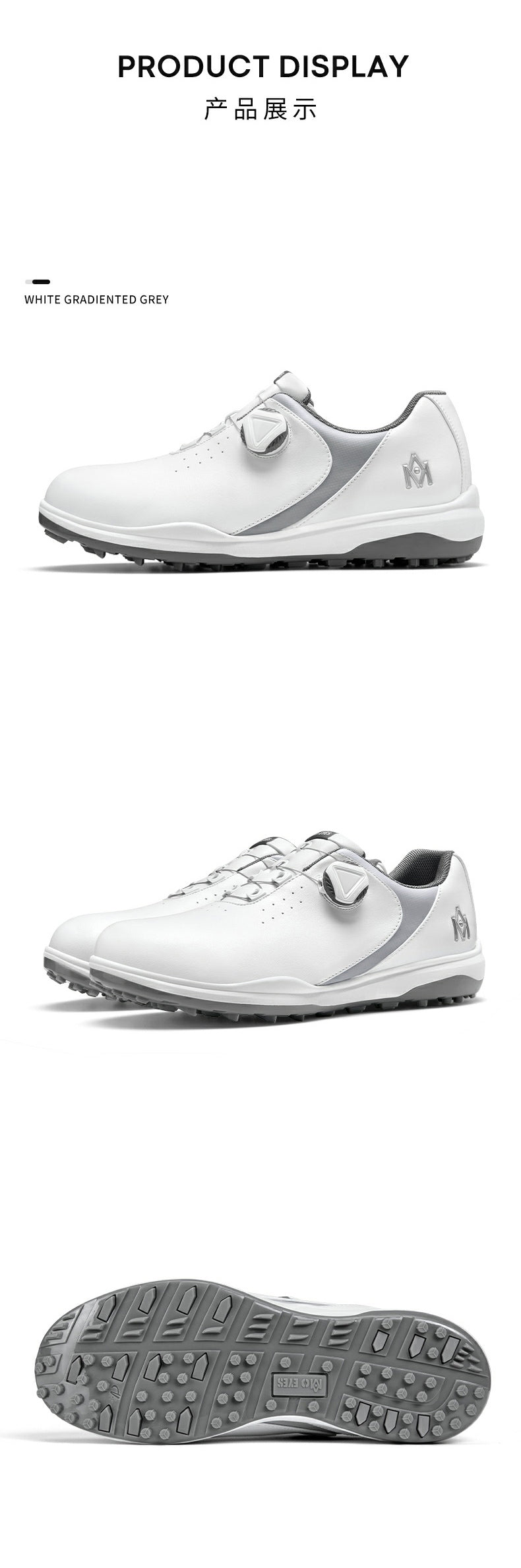 MOEYES M22XZ04 womens waterproof golf shoe high quality luxury brand anti skid golf shoes